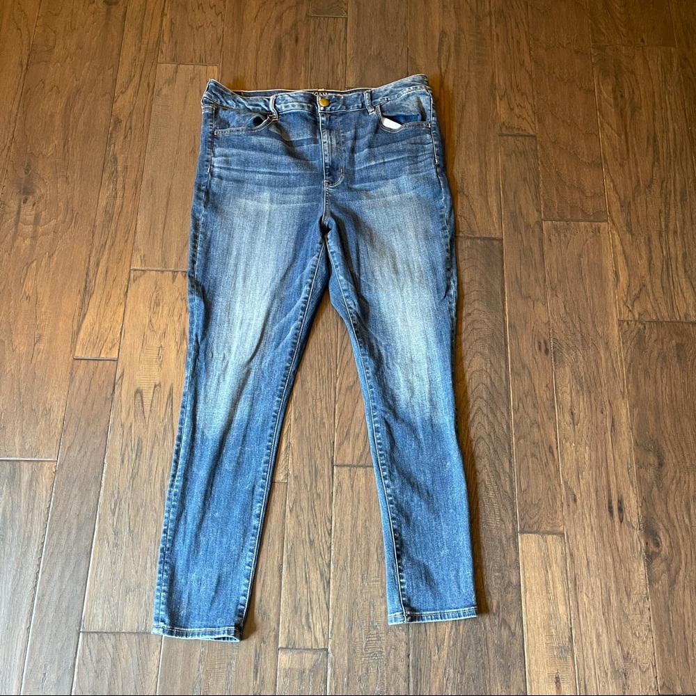 American Eagle hi-rise Jegging - medium wash - 18